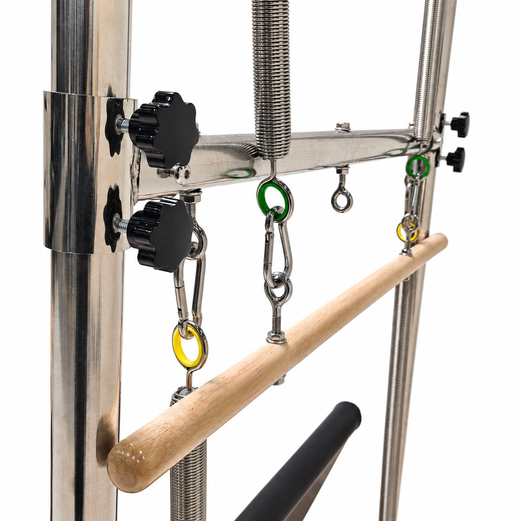 Oak Wood Pilates Reformer & Cadillac Tower-004