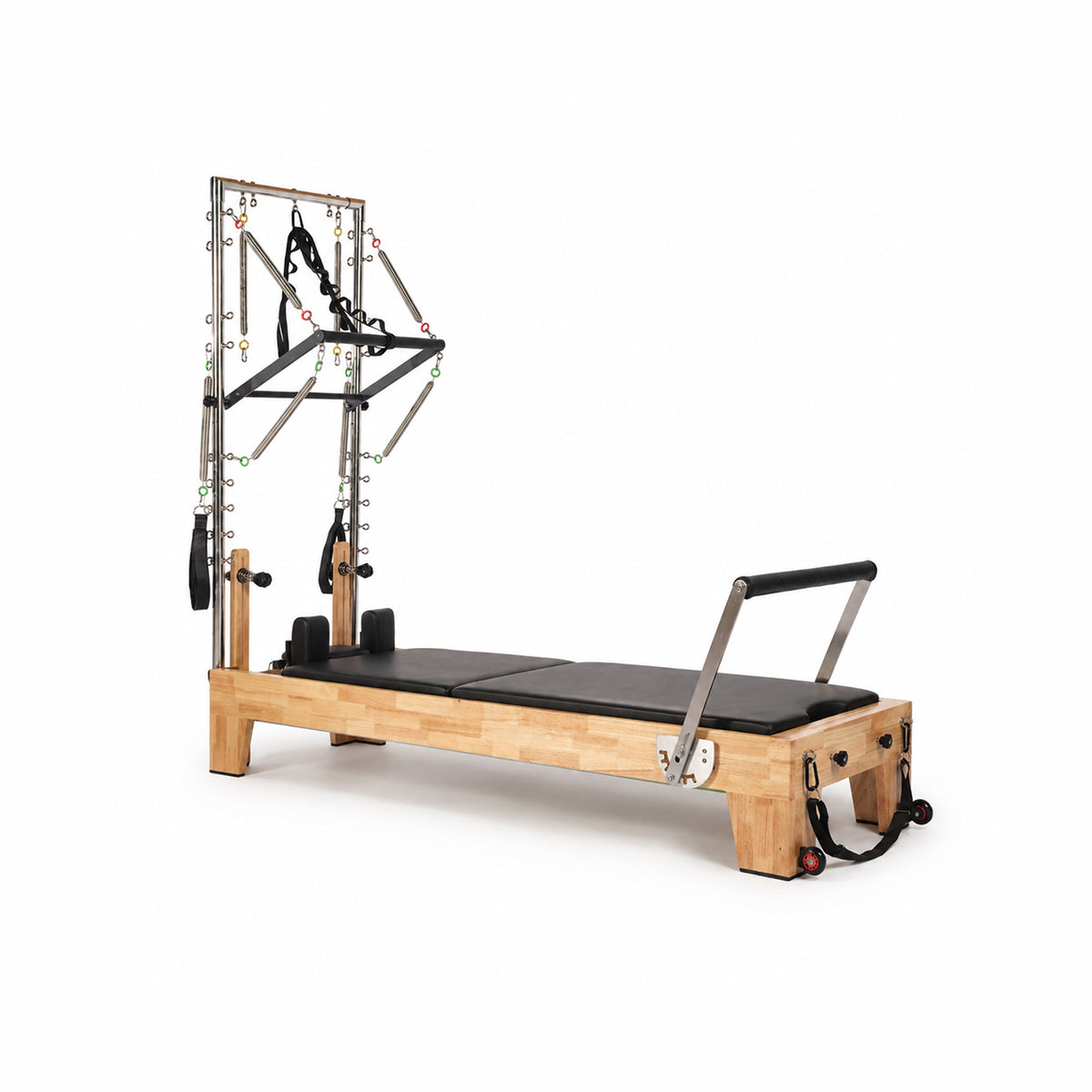 Oak Pilates Reformer with Tower-005