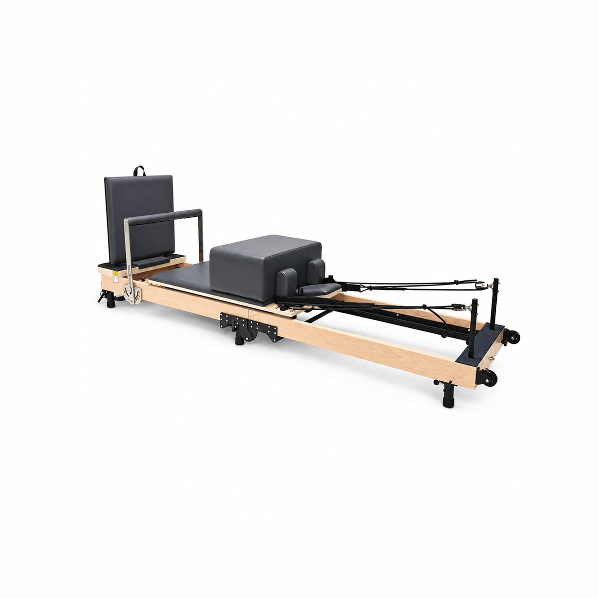 Maple Foldable Pilates Reformer with Telescopic Legs-001