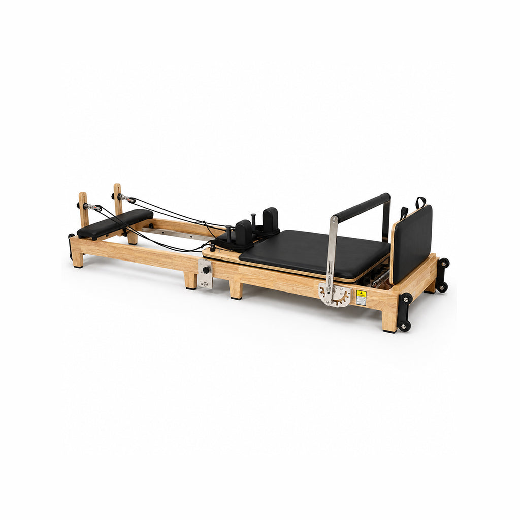 Classic Oak Folding Pilates Reformer-005