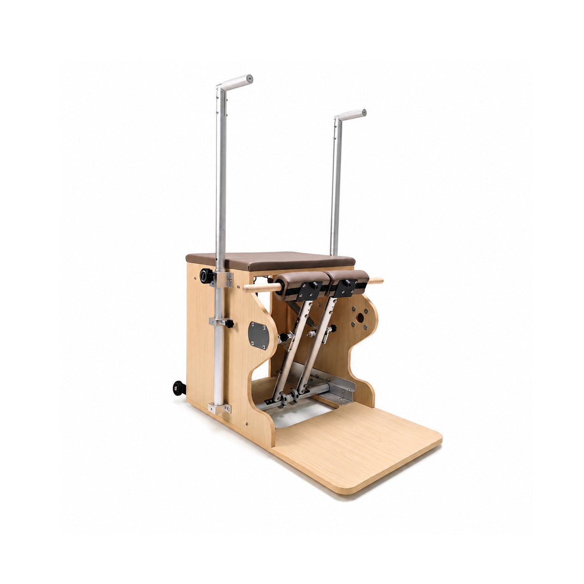 Deluxe Maple Pilates Chair with Aluminum Handles-005