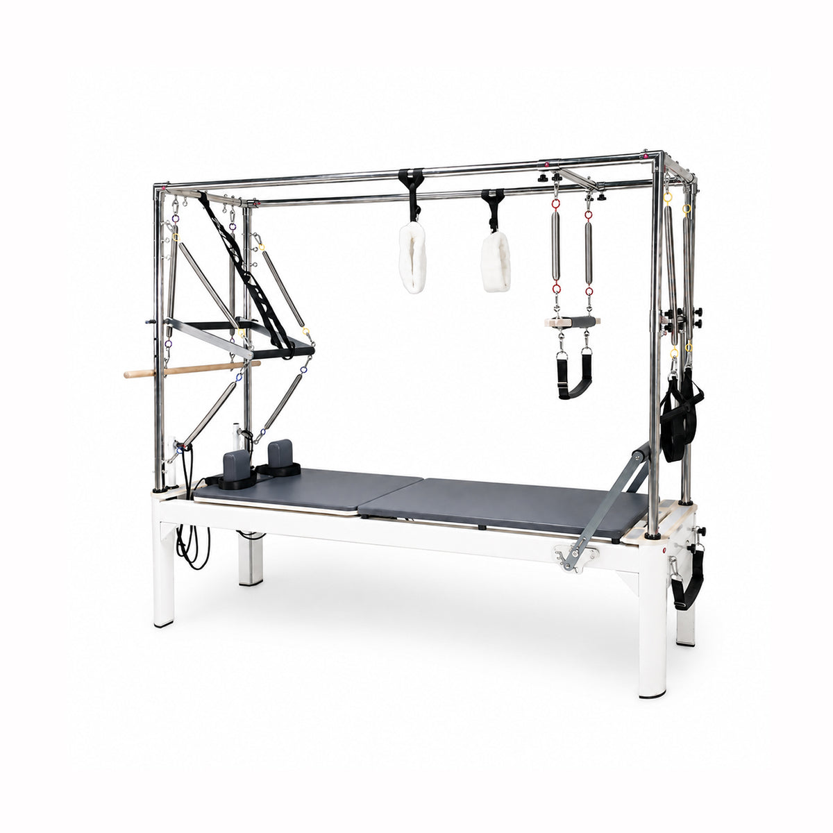Pilates Reformer with Fixed Rail & Tower-008
