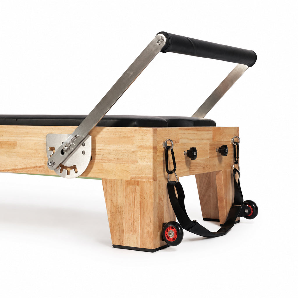 Oak Pilates Reformer with Tower-005