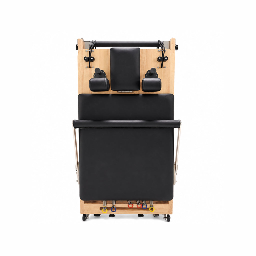 Classic Oak Folding Pilates Reformer-005