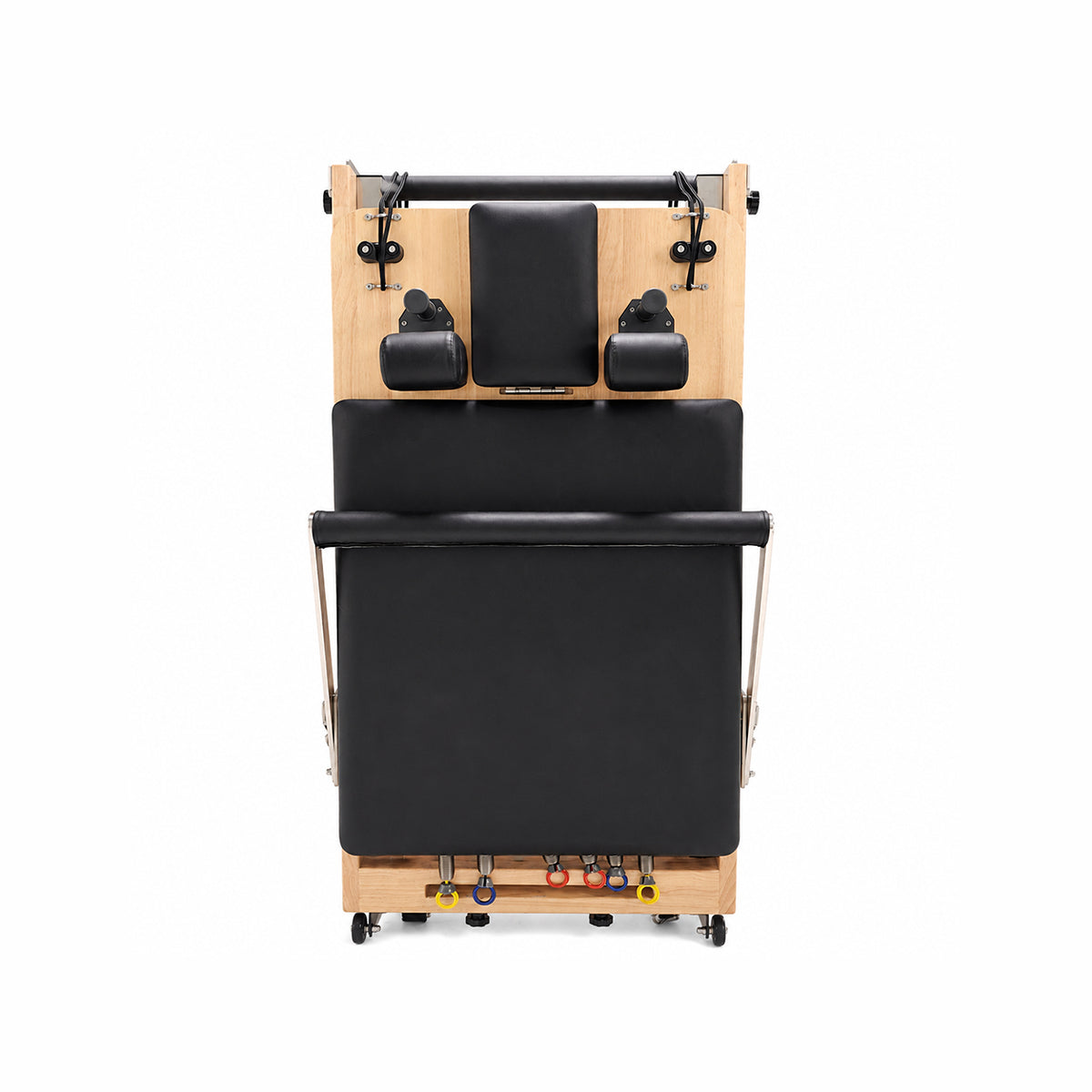 Classic Oak Folding Pilates Reformer-005