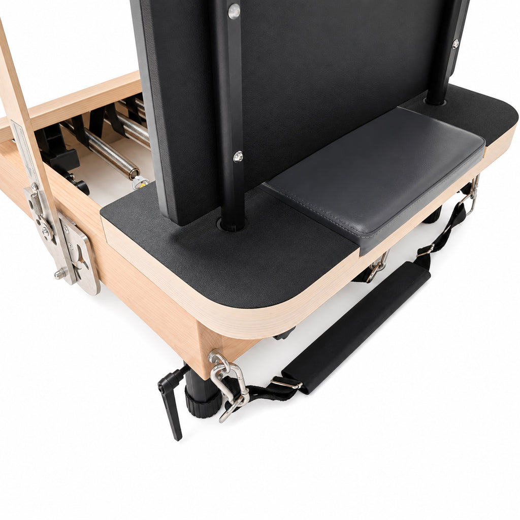 Maple Foldable Pilates Reformer with Telescopic Legs-001