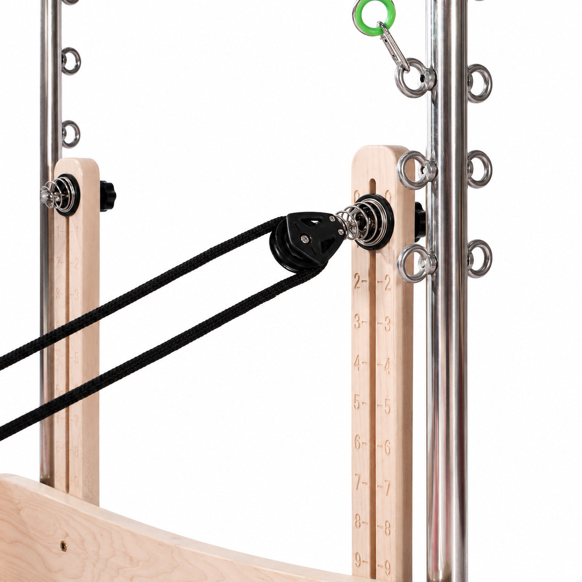 Maple Wood Pilates Reformer & Cadillac Tower-001