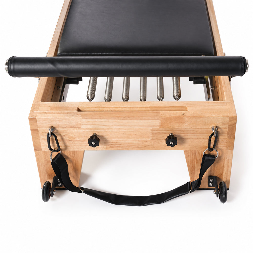 Oak Pilates Reformer with Tower-005