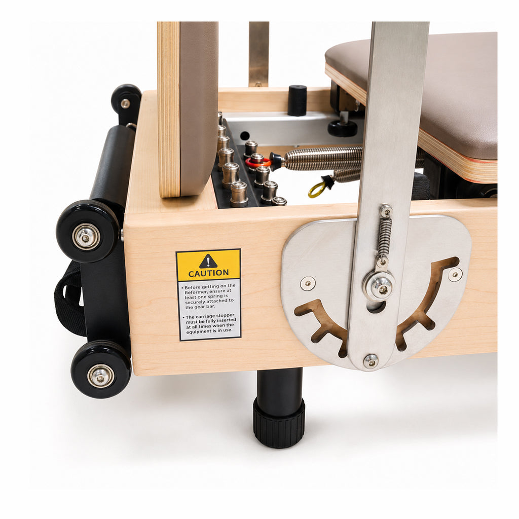 Premium Maple Folding Pilates Reformer-002
